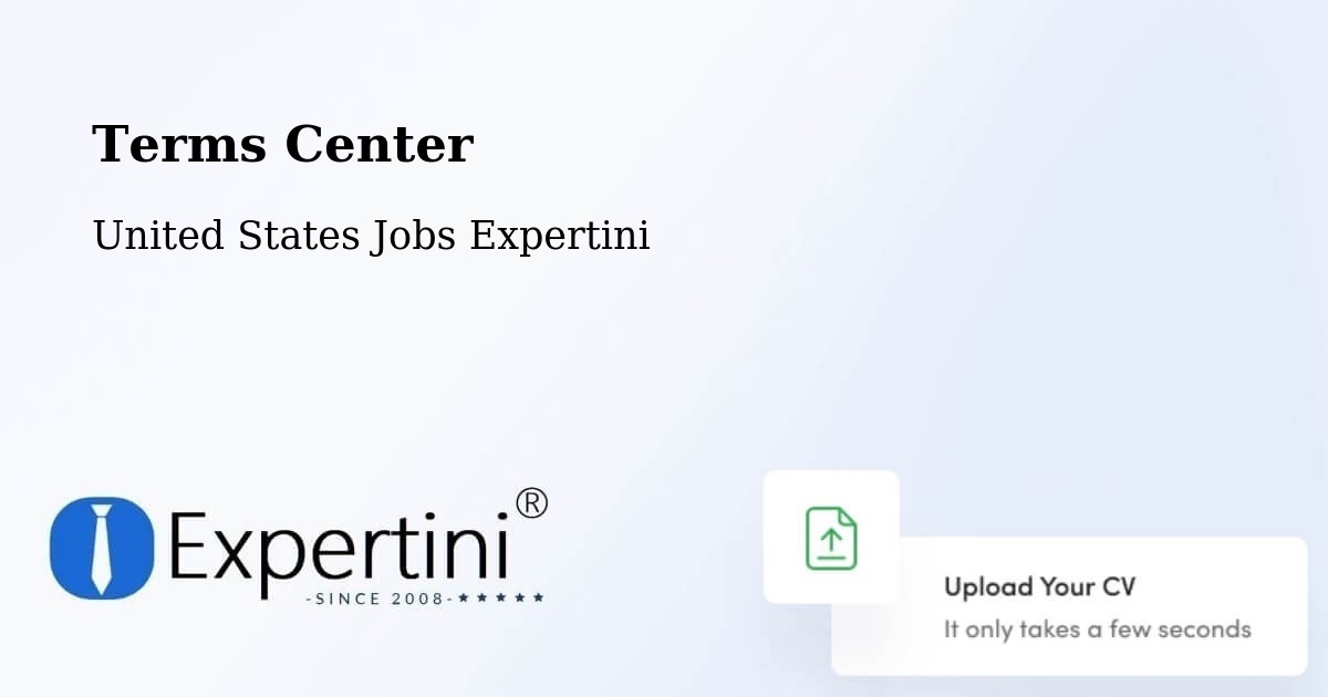 Terms of Service – Fridley - United States Jobs Expertini